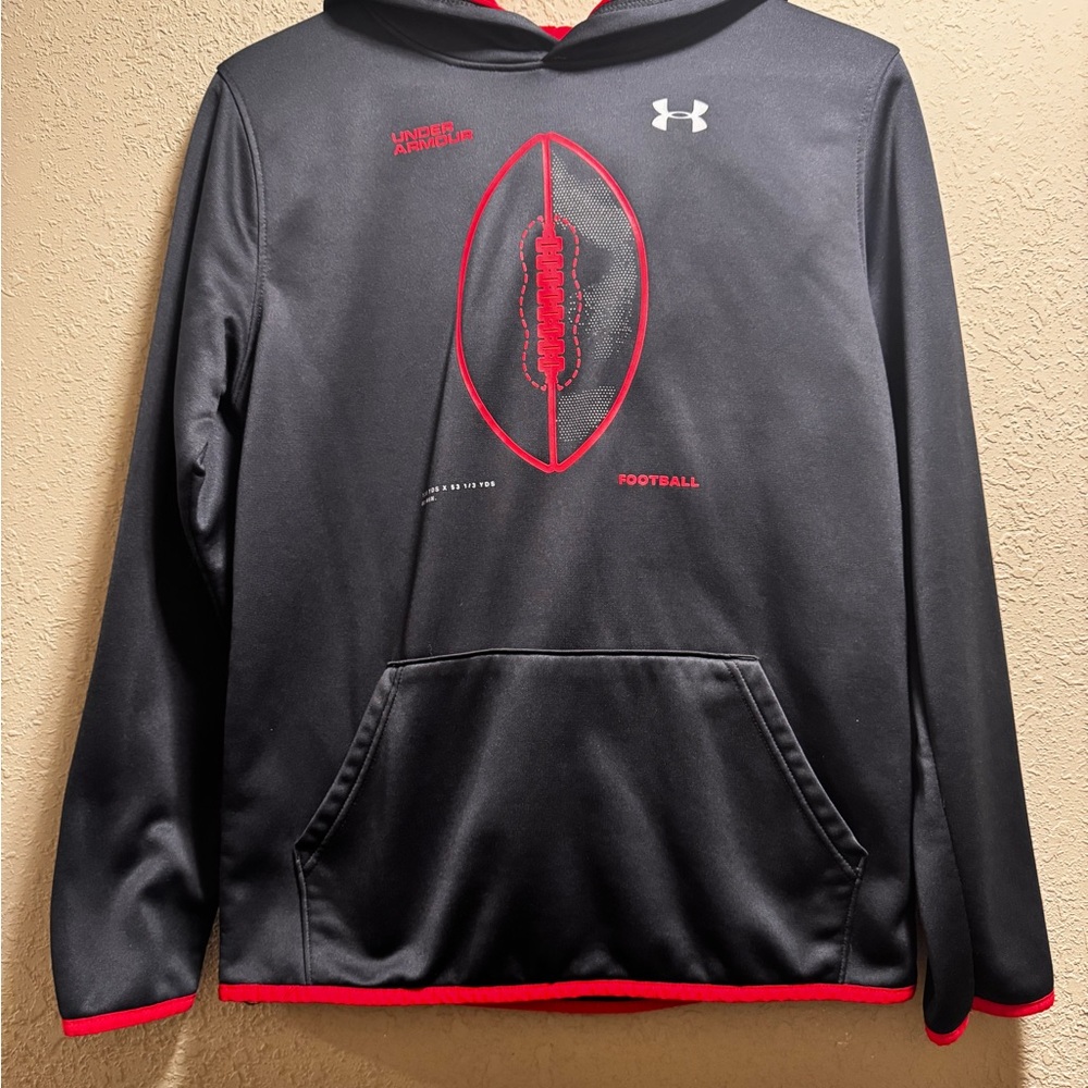 Under Armour ColdGear Black and Red Jacket
